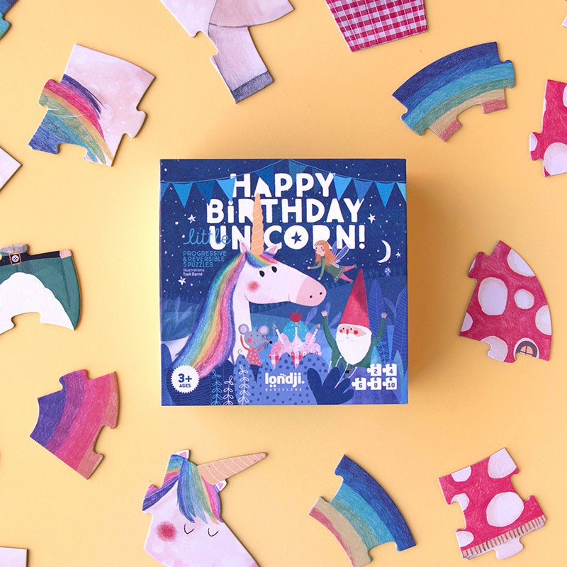 Puzzle Progresivo Happy Birthday Unicorn | Londji