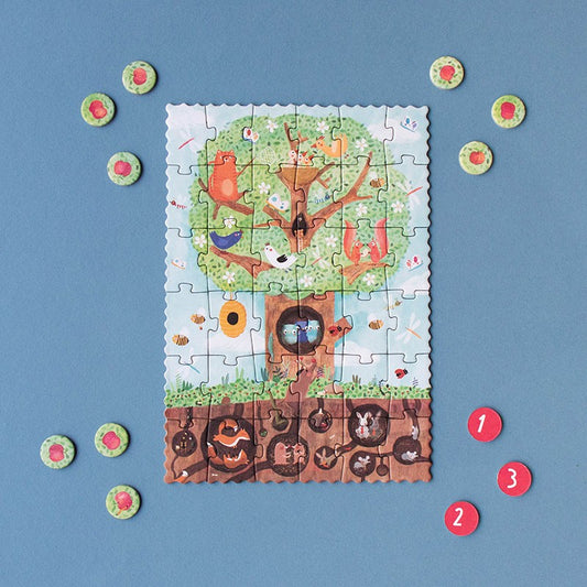 Tiny Puzzle Pommier – Count & Learn | Londji