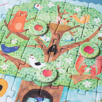 Tiny Puzzle Pommier – Count & Learn | Londji