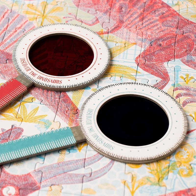 Discover the Dinosaurs – Puzzle 200 piezas + “lupas mágicas” | Londji