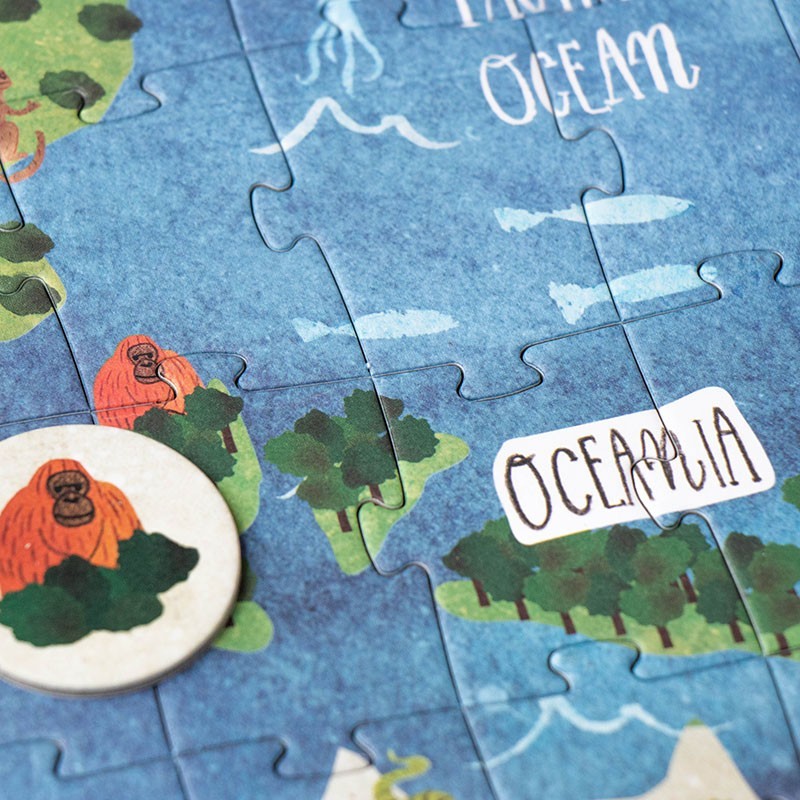 Puzzle “Discover the World” + Juego de Observación | Londji