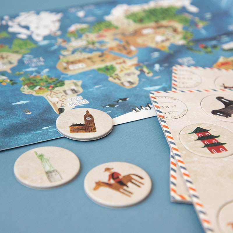 Puzzle “Discover the World” + Juego de Observación | Londji