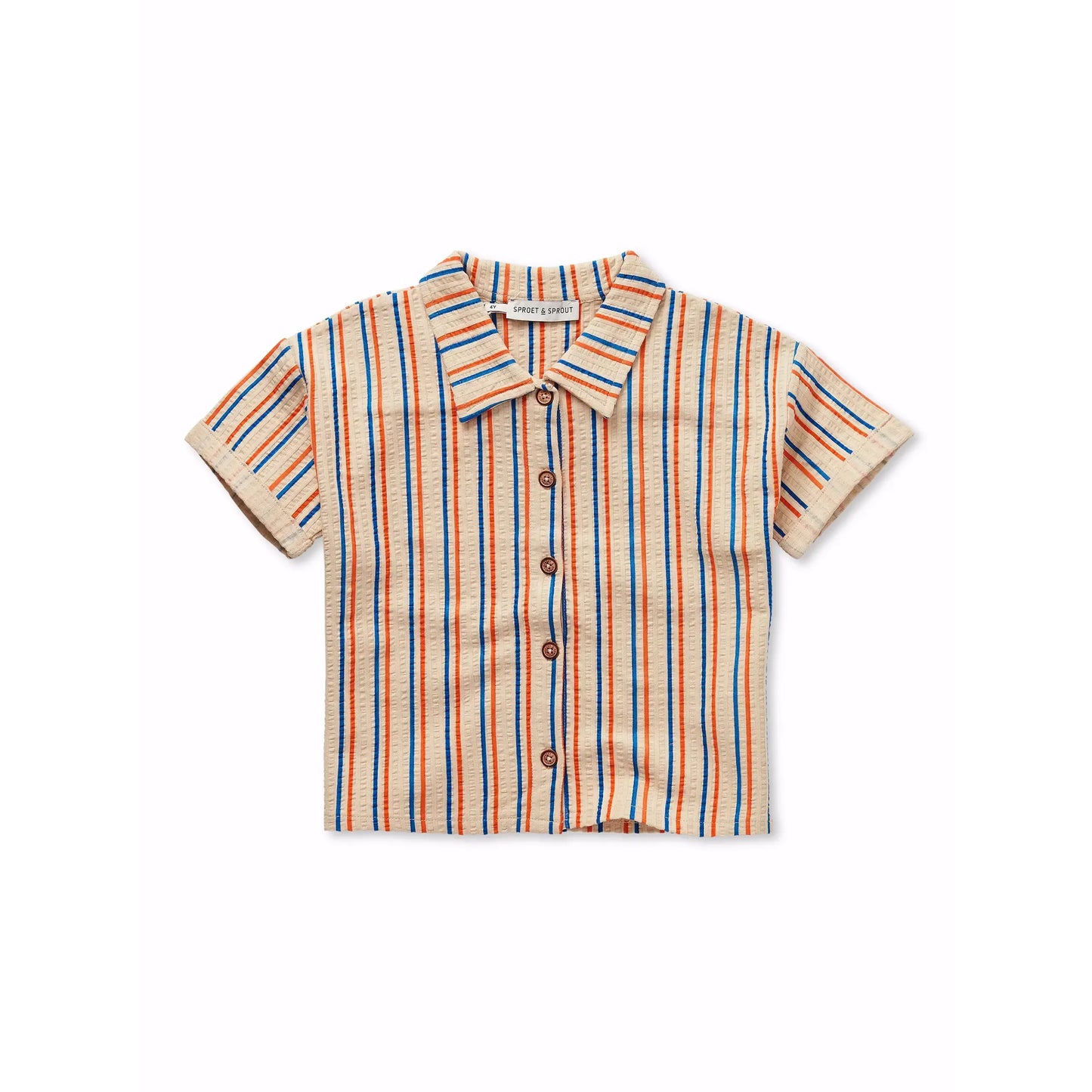 Loose-fitting fine-stripe shirt | Sproet & Sprout