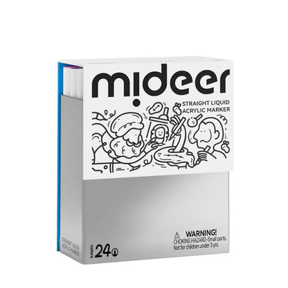 Rotuladores Acrílicos Líquidos – 24 Colores | Mideer