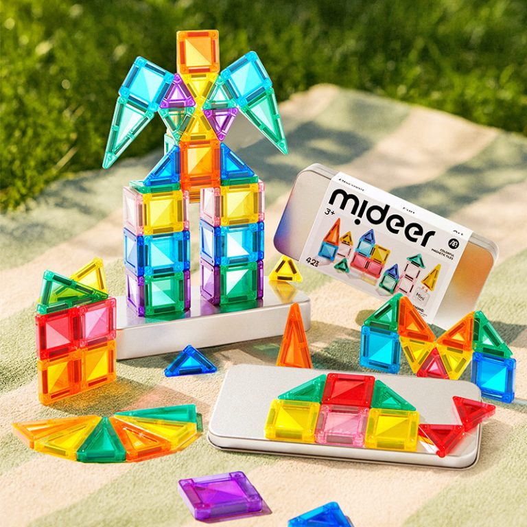 Mini Set de Bloques Magnéticos – 42 piezas | Mideer