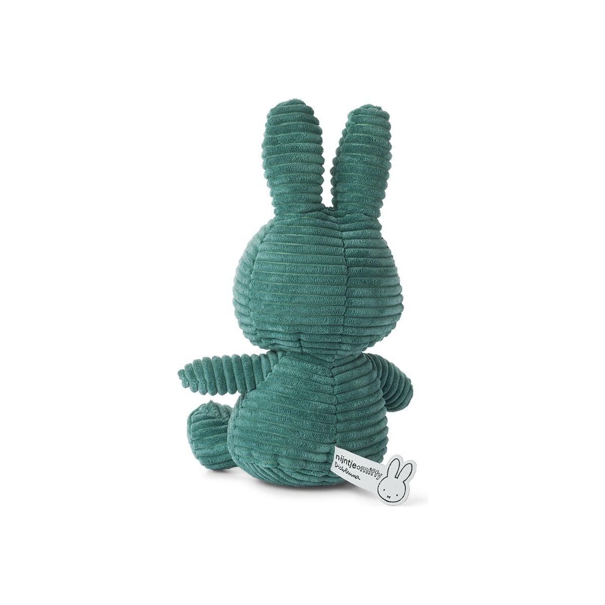 Peluche Miffy ECO Corduroy Green-23 cm