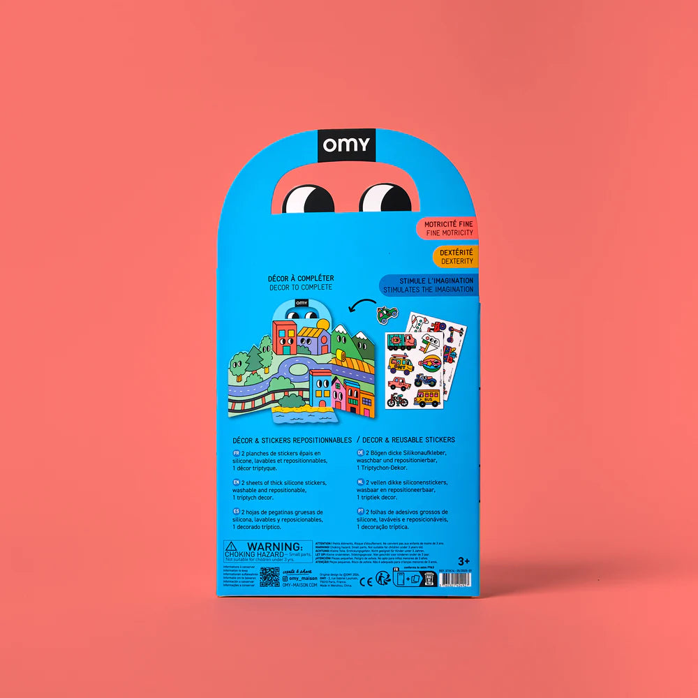 Montessori Stickers Kit “Vroom” – OMY