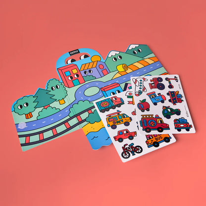 Montessori Stickers Kit “Vroom” – OMY