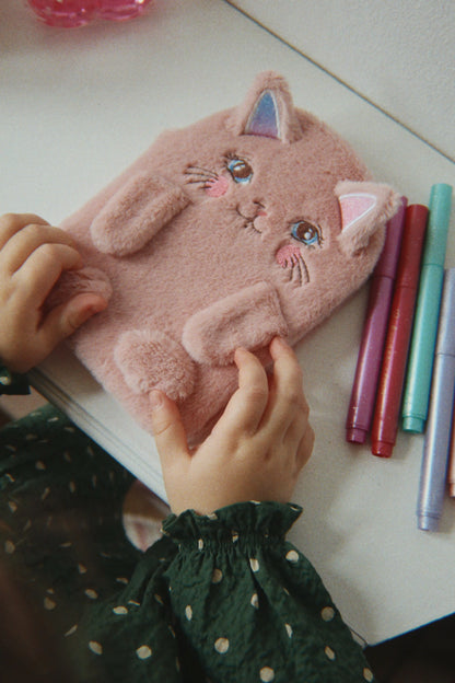 Cuaderno de Peluche Gato Rosa – Konges Sløjd
