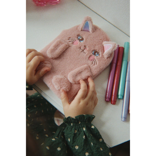 Cuaderno de Peluche Gato Rosa – Konges Sløjd