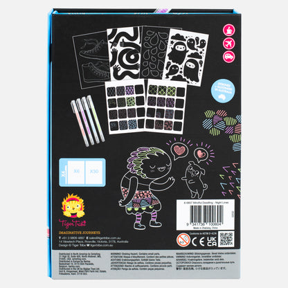 Dibujo Consciente – Líneas Nocturnas – Tiger Tribe
