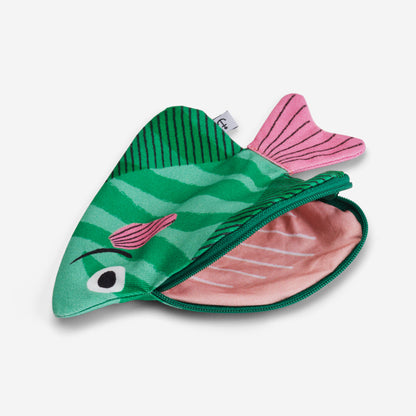 Monedero Moony Fish Green - Don Fisher