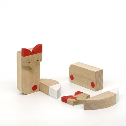 Zorro Nórdico Lite de Madera Magnético –