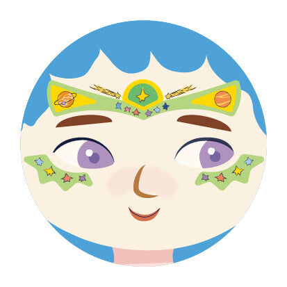 Kit de pegatinas faciales y tatuajes El Principito · Avenir