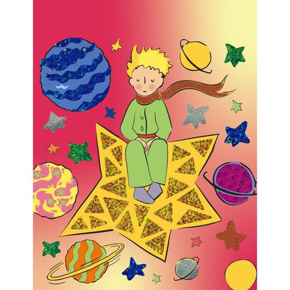 Arte con papel metalizado El Principito · Avenir