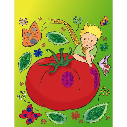 Arte con papel metalizado El Principito · Avenir