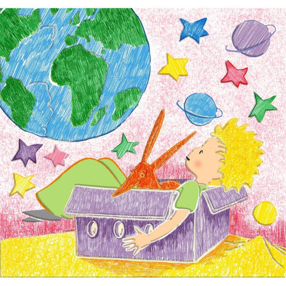 Libro para colorear Pop-up El Principito · Avenir