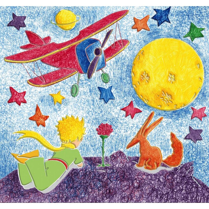 Libro para colorear Pop-up El Principito · Avenir