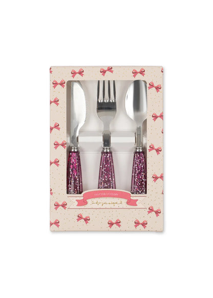 Set de cubiertos Glitter - Konges Sløjd
