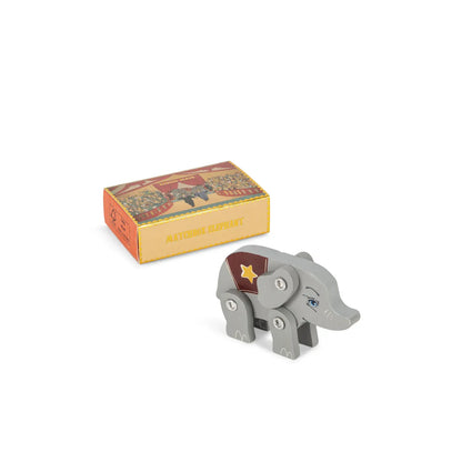 Caja de cerillas con animal de madera - Konges Sløjd