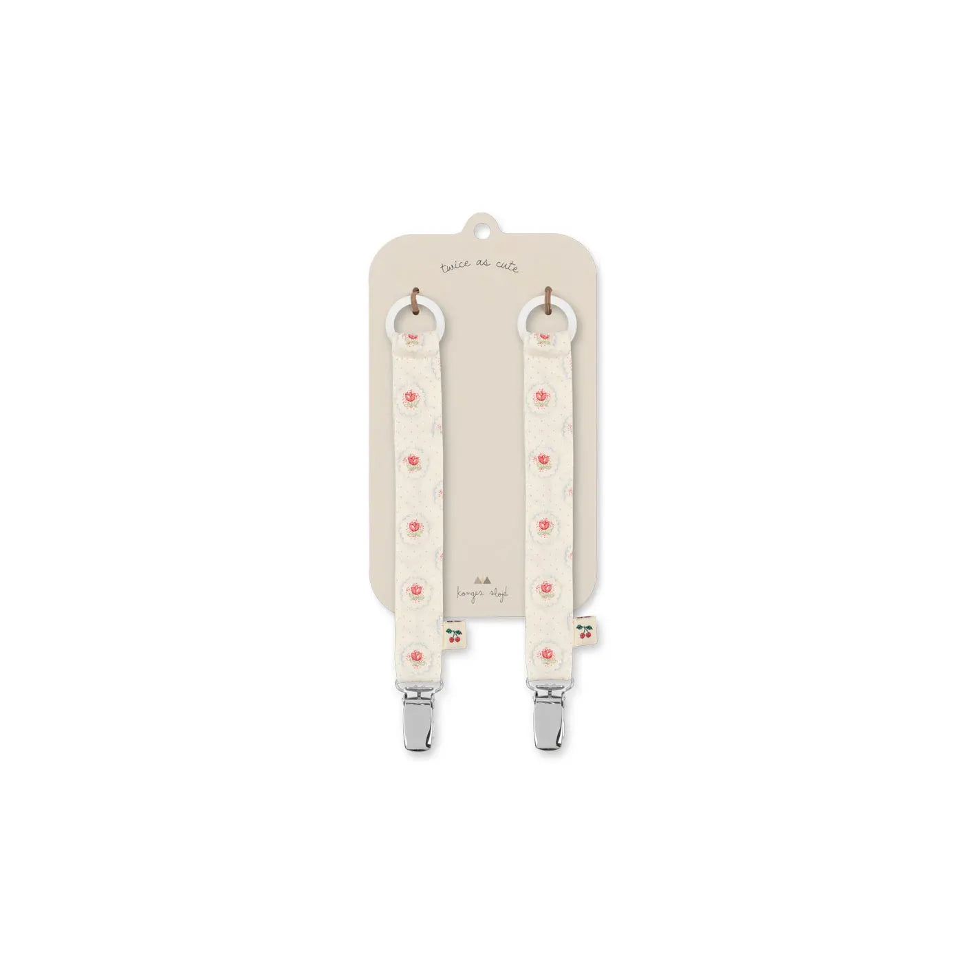 Double Floral Dummy Clip | Konges Sløjd