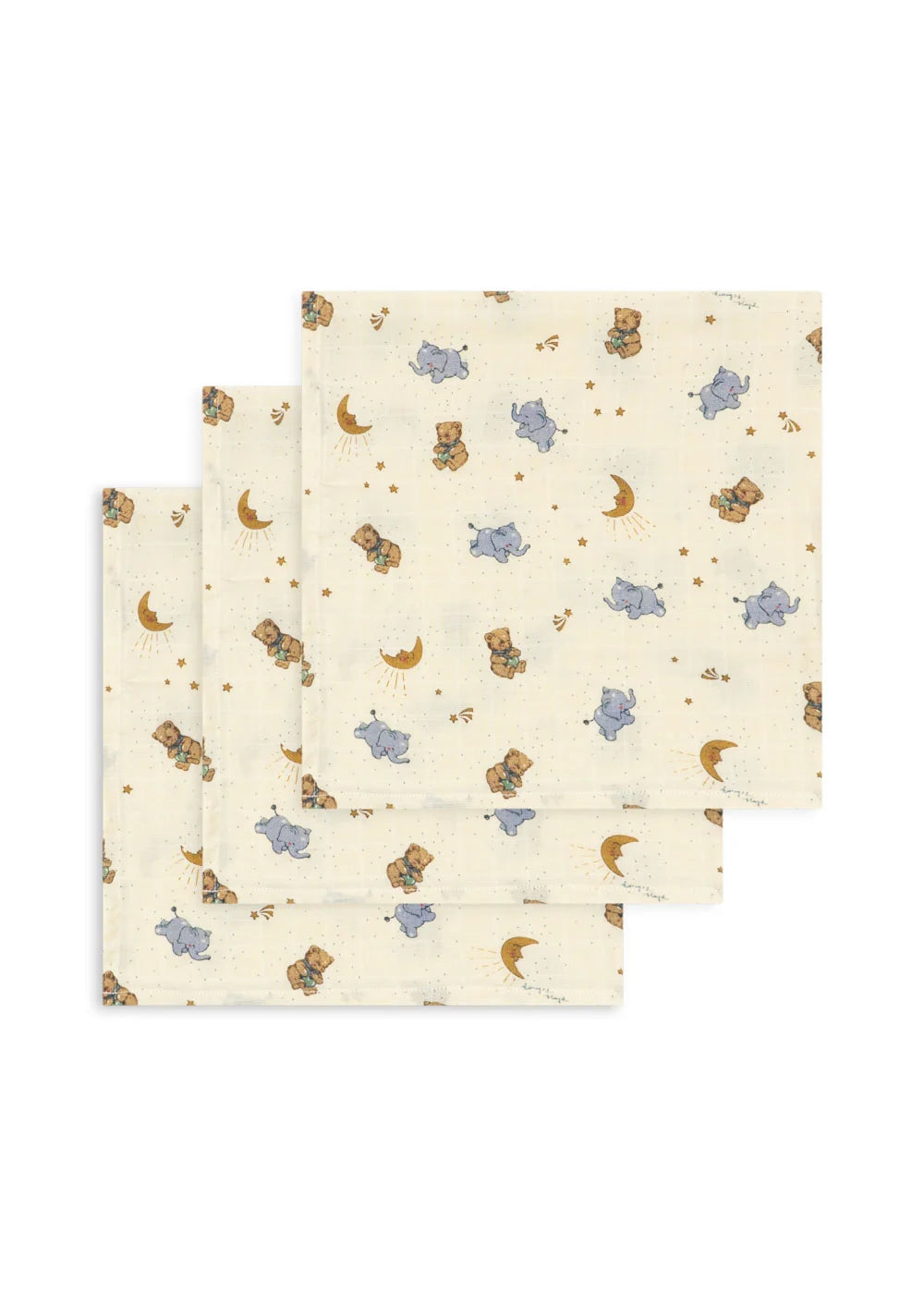 Pack 3 Muselinas Cucciolo - Konges Sløjd