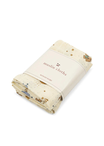 Pack 3 Muselinas Cucciolo - Konges Sløjd