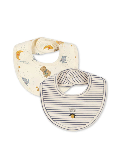 Pack de 2 Baberos de Algodón Orgánico - Konges Sløjd
