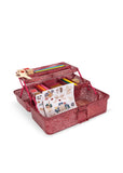 Caja de Arte Creativa Glitter Rosa  - Konges Sløjd