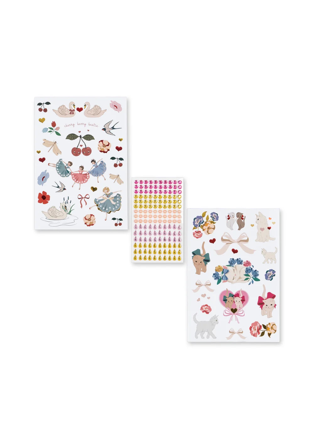 Caja de Arte Creativa Glitter Rosa  - Konges Sløjd