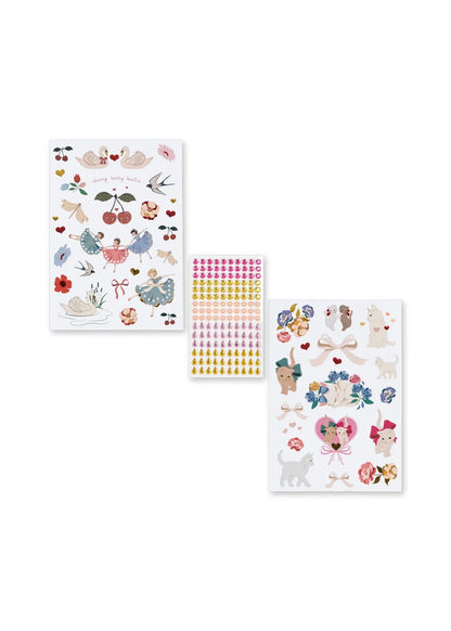 Caja de Arte Creativa Glitter Rosa  - Konges Sløjd