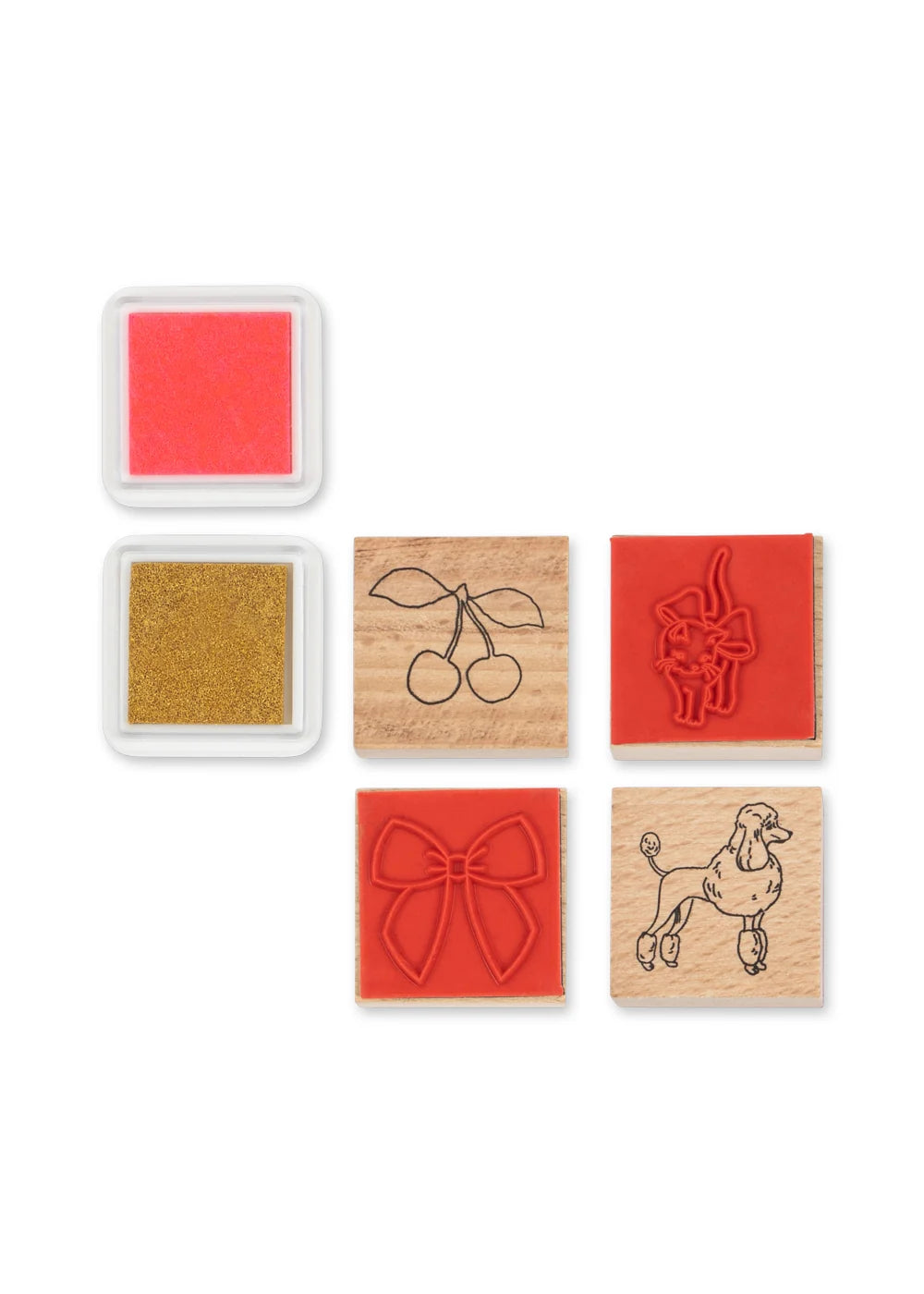 Caja de Arte Creativa Glitter Rosa  - Konges Sløjd