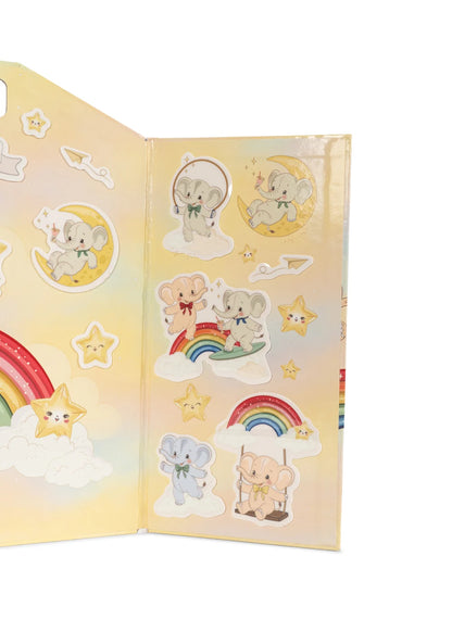 Libro de Pegatinas Reutilizables Elefantastic – Konges Sløjd