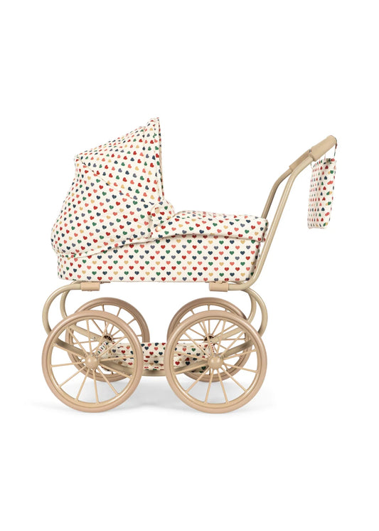 Cochecito de Muñecas Vintage Corazones - Konges Sløjd