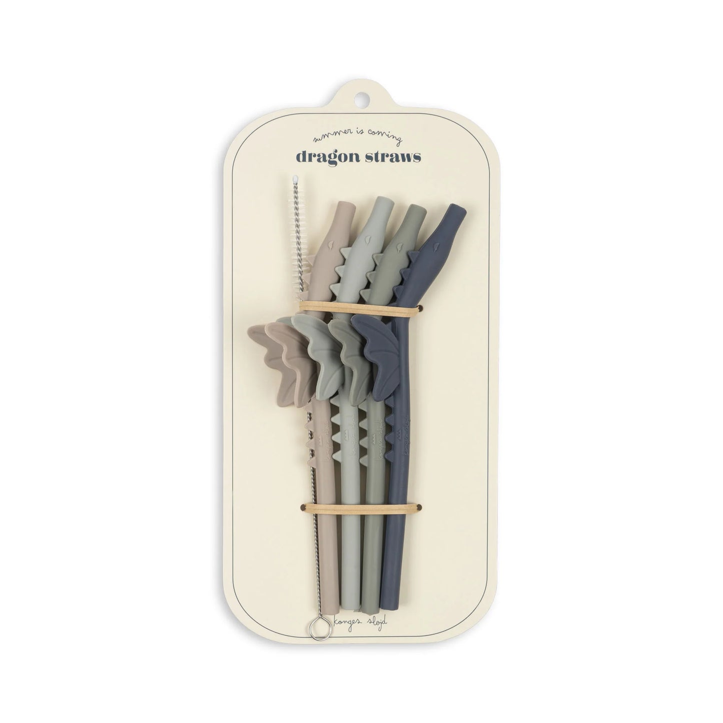 Pajitas de Silicona “Dragon Straws” – Konges Sløjd