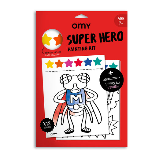 Kit de Pintura  Acuarela Super Hero – OMY