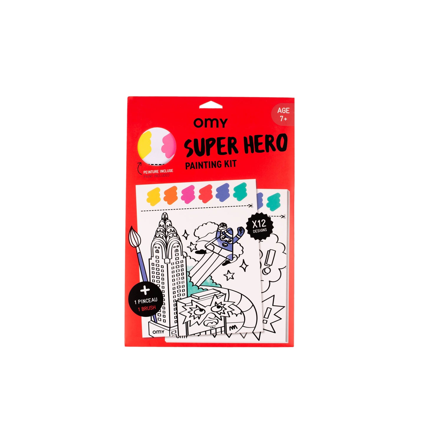 Kit de Pintura  Acuarela Super Hero – OMY