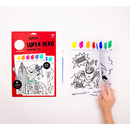 Kit de Pintura  Acuarela Super Hero – OMY