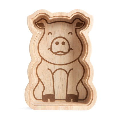 Hucha de Madera “Coink Pig” - Kikkerland