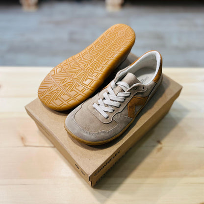 Zapatillas Barefoot Serraje Piedra | Coqueflex