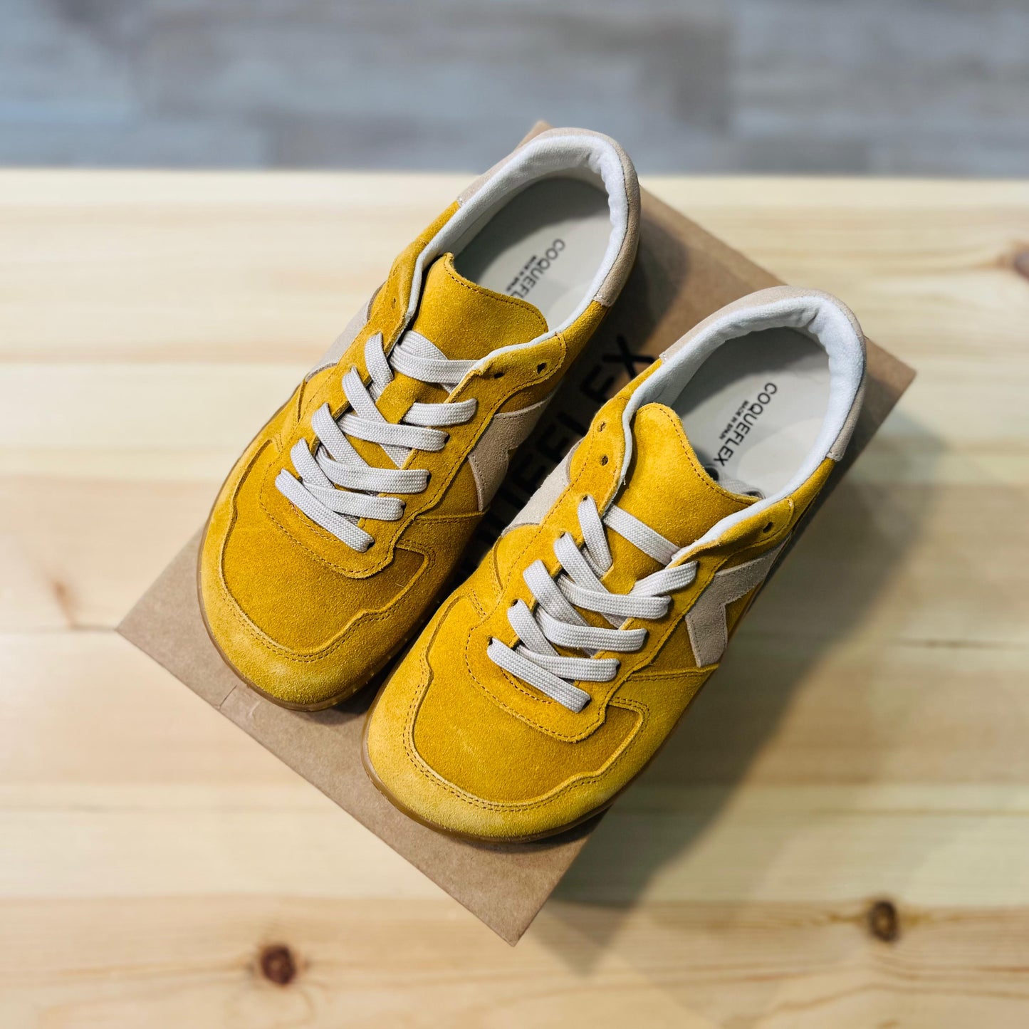 Zapatillas Barefoot Mostaza | Coqueflex