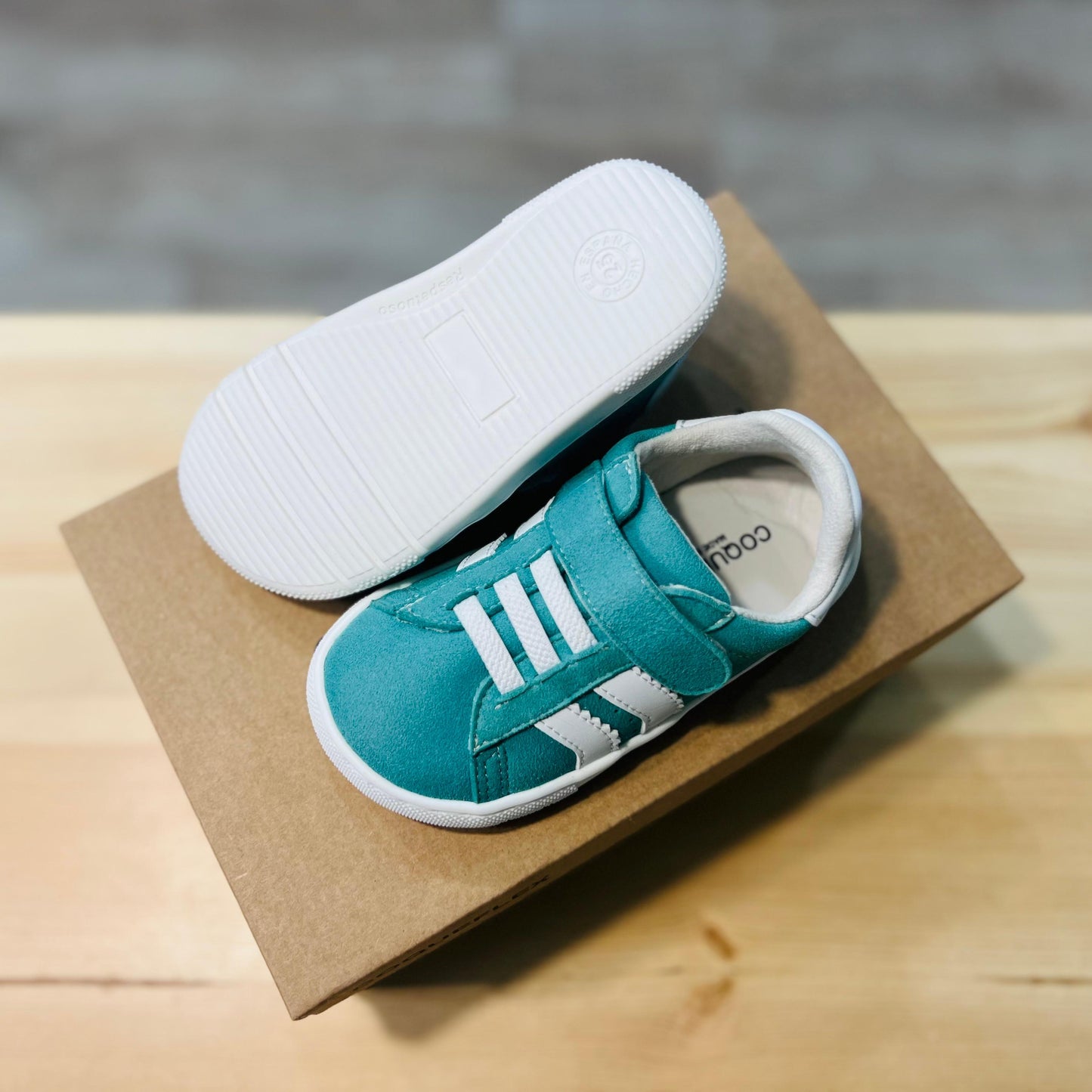 Zapatillas Barefoot Suede Micropelle Laguna Blanco | Coqueflex
