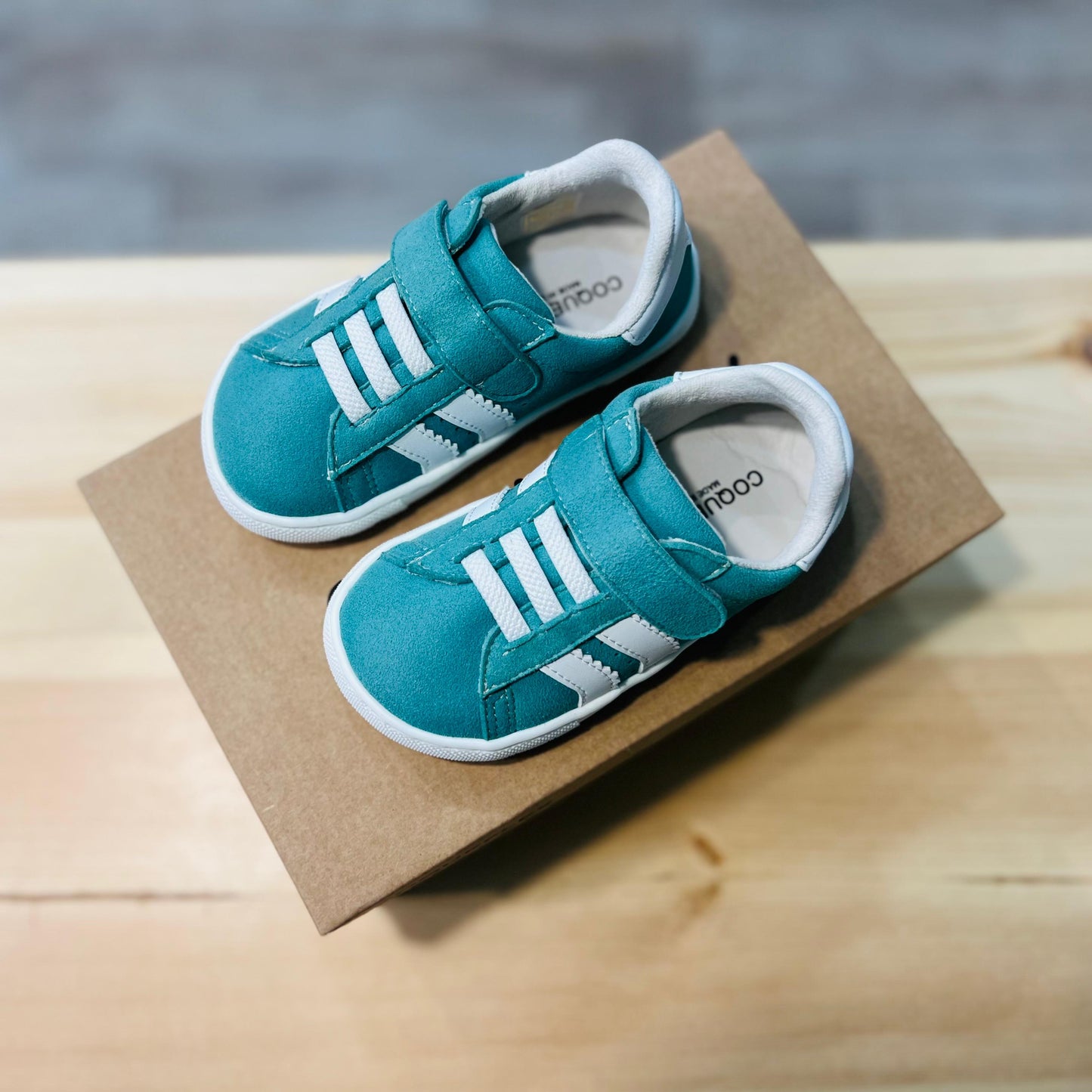 Zapatillas Barefoot Suede Micropelle Laguna Blanco | Coqueflex