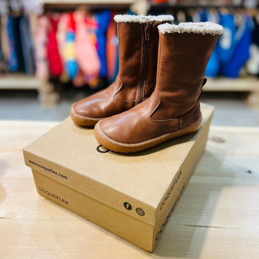 Botas de Piel Color Cuero– Coqueflex