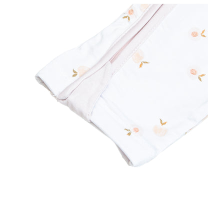 Pijama Corto Zippy Romper de Verano de Bambú – Peaches | Lilulila
