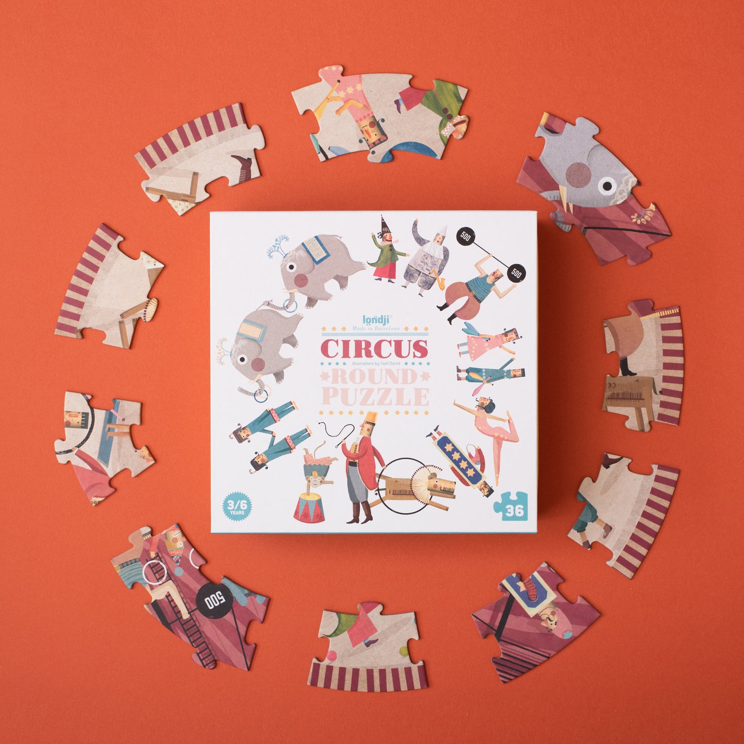 Circus · Round Puzzle · Londji