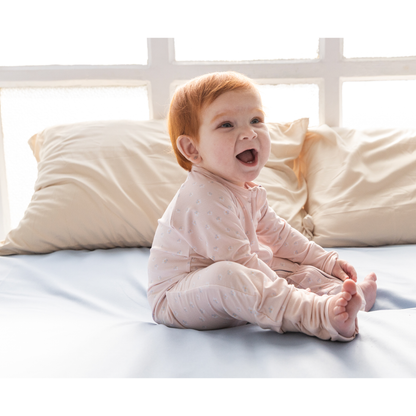 Pijama Zippy Romper de Bambú – Coral Flower | Lilulila