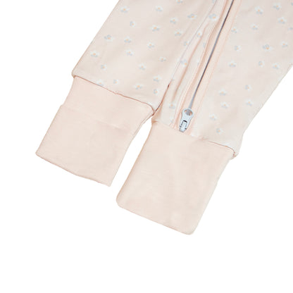 Pijama Zippy Romper de Bambú – Coral Flower | Lilulila