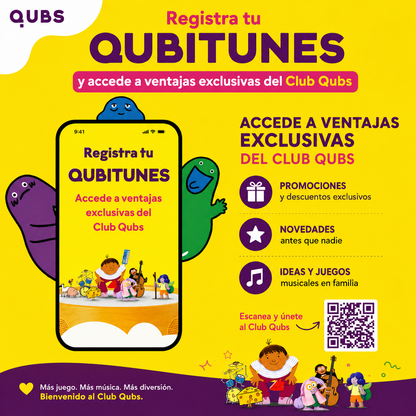 PROMOCIÓN ESPECIAL | Escenario Interactivo Qubitunes + Juego de la Banda GRATIS