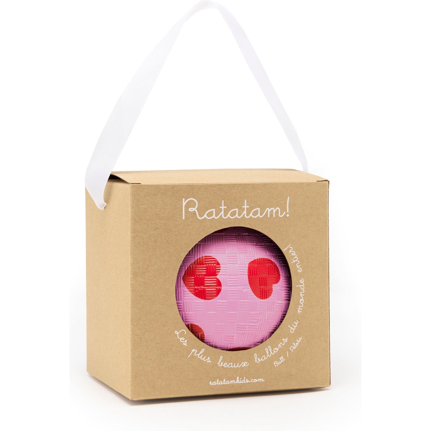 Pelota de Vinilo con Corazones (14 cm) Ratatam